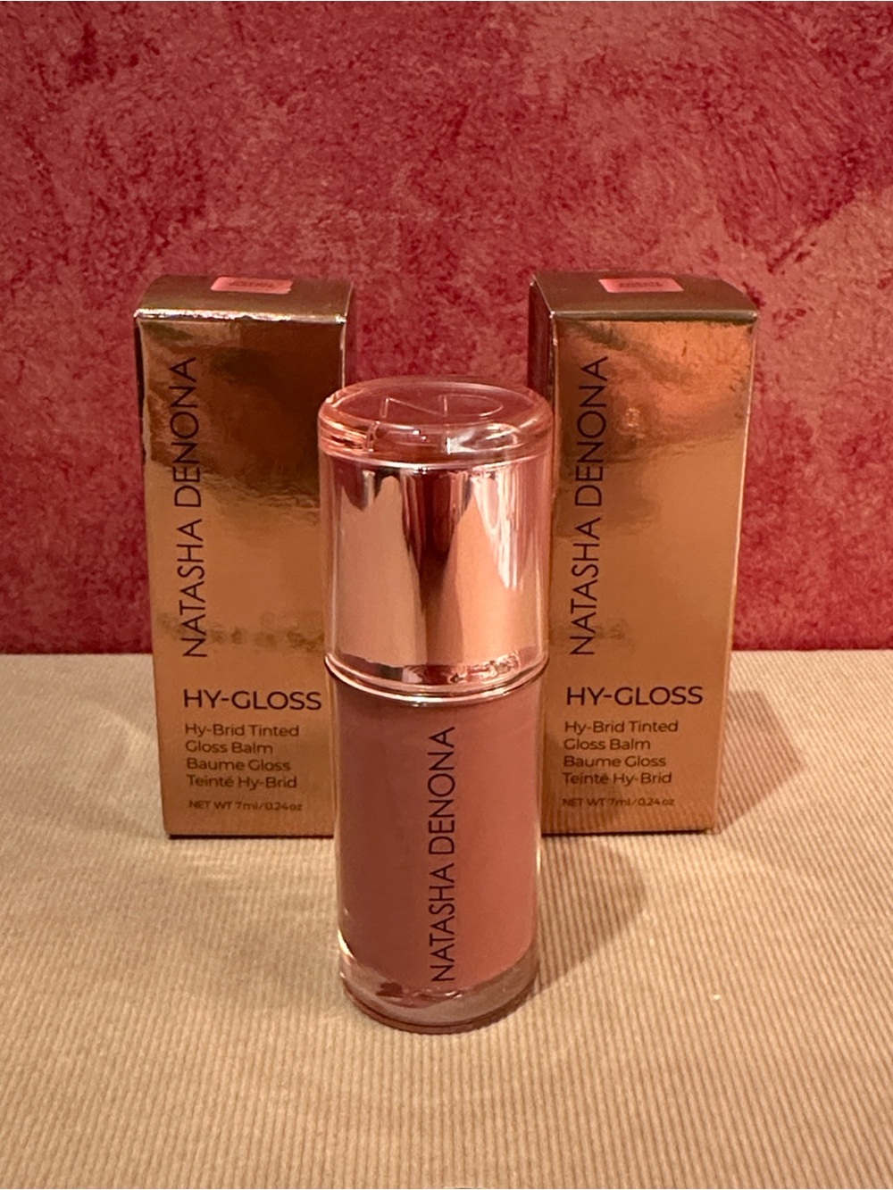 Natasha Denona HY-GLOSS Hy-brid Tinted Gloss Balm — Rose Nude - Picture 2 of 5